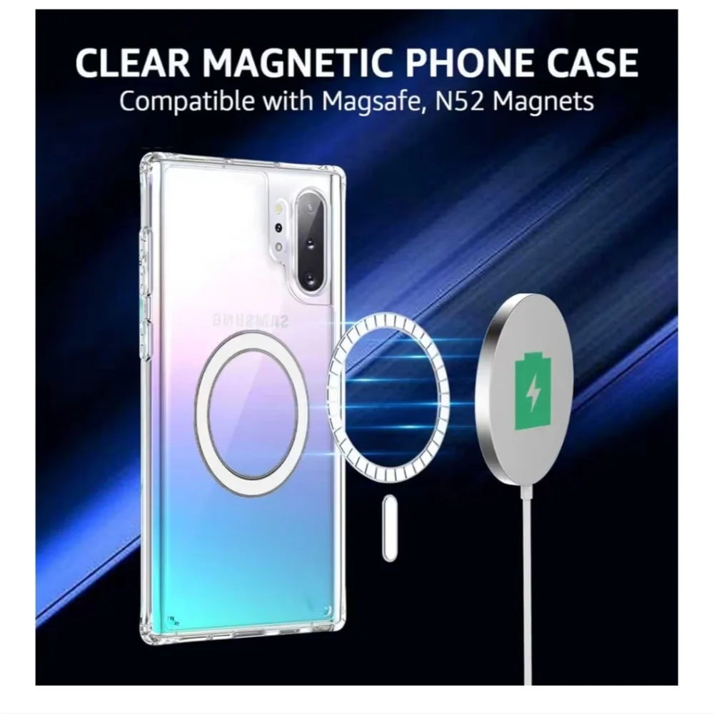 Samsung Galaxy Note 10 Plus Clear Case - Clear with MagSafe